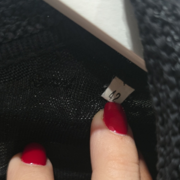 Black and White Striped Women's Dress - Picture 3 of 4